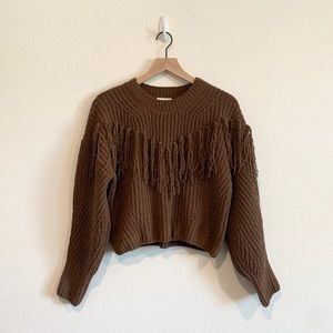 Western Fringe Sweater
